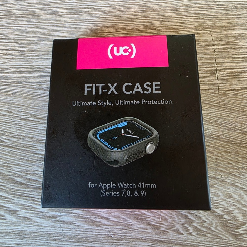 Upcommon Fit-X Case for Apple‎ Watch 41mm Series 7, 8, & 9 Black
